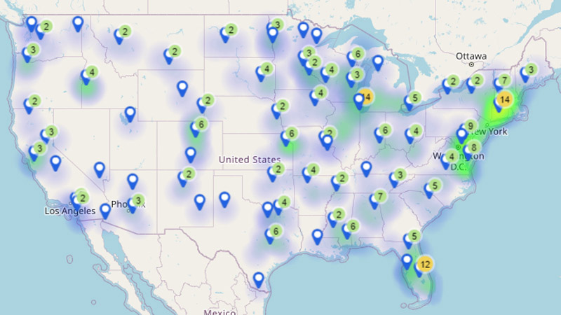 multi-site technology deployment completed projects